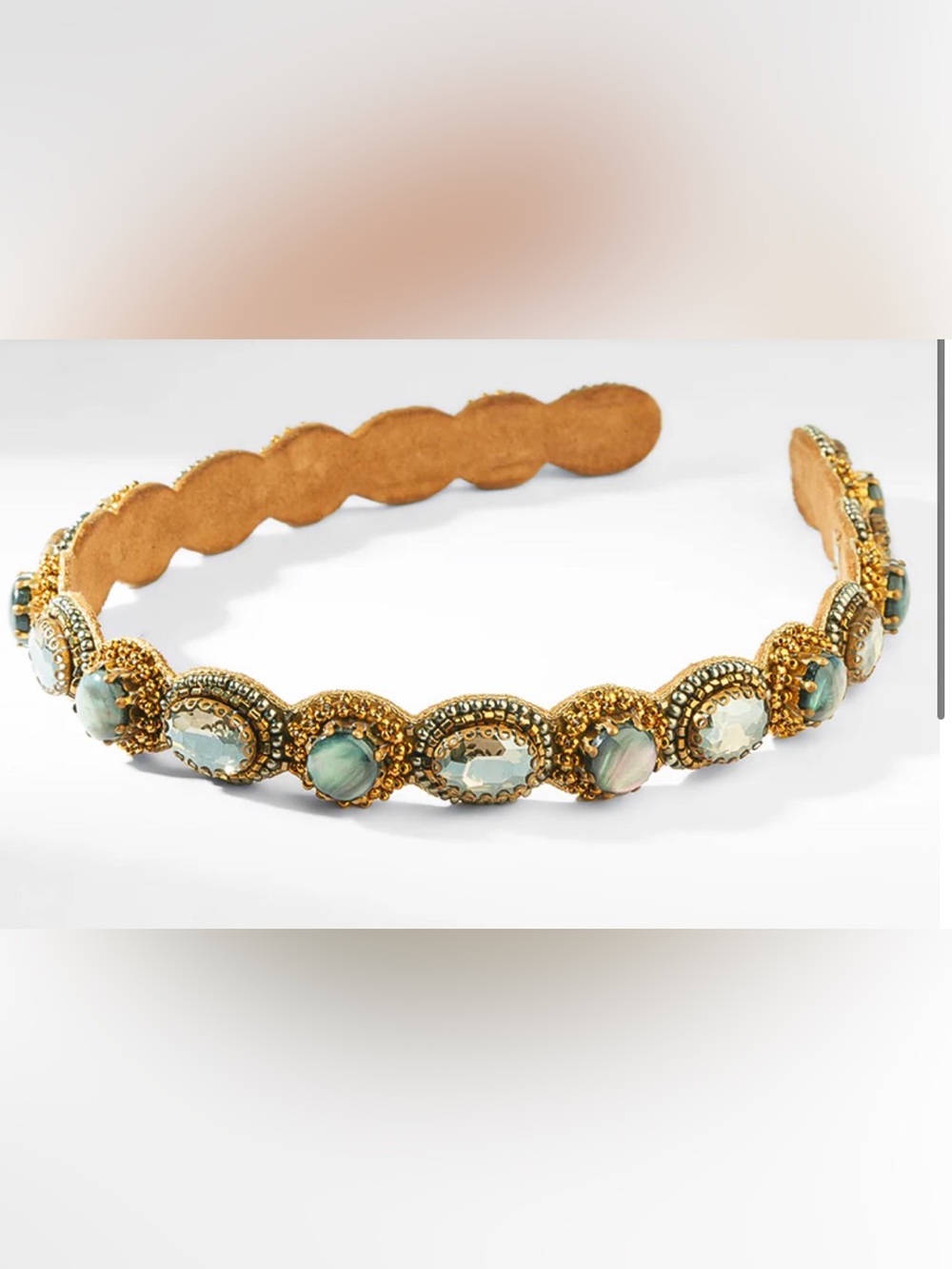 Deepa Gurnani Zenia Headband in gunmetal